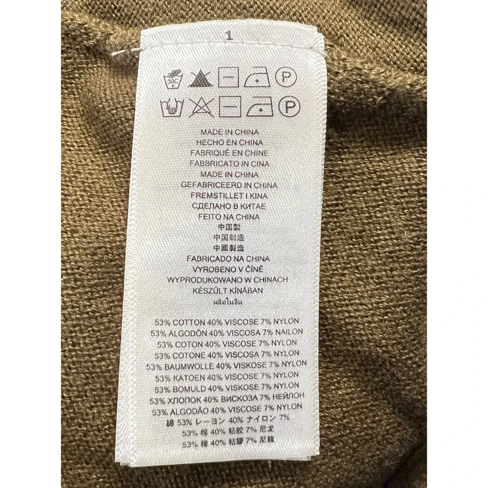 MICHAEL KORS Poncho Sweater V-Neck LARGE/XL Fall Western Lagenlook‎ Fringe